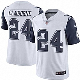 Nike Men & Women & Youth Cowboys 24 Morris Claiborne White Color Rush Limited Jersey,baseball caps,new era cap wholesale,wholesale hats